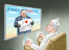 Cartoon: ERSTICKUNGSKISSEN (small) by marian kamensky tagged jd,vance,loves,leo,xiv,papst,vatican