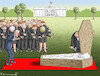 Cartoon: JOE MUST GO ON (small) by marian kamensky tagged tv,duell,biden,trump,us,wahlen