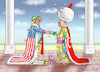 Cartoon: KAISER NERO TRUMP TRIFFT SULTAN (small) by marian kamensky tagged afrin,kurden,erdogan,syrien,aramenien,genozid,präsidentenwahlen,türkeiwahlen,kurdistan,trump,is