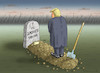 Cartoon: KAISERLICHE HOHEIT TRUMP (small) by marian kamensky tagged selenskyj,ukraine,rüstungsgeld,trump,wahllampfhilfe,joe,biden,amtsenthebungsverfahren,impeachment,john,bolton