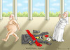 Cartoon: KARDINAL MARX HAT KEIN BOCK (small) by marian kamensky tagged kardinal,marx,hat,kein,bock