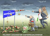 Cartoon: KARTOFFELSALAMISMUS (small) by marian kamensky tagged coronavirus,epidemie,gesundheit,panik,stillegung,trump,pandemie