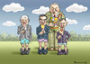 Cartoon: KASACHEN SCHILLY SCHRÖDER KÖHL (small) by marian kamensky tagged schilly,schröder,köhler,kasachstan