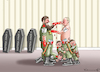 Cartoon: KADYROWS AUSZEICHNUNG (small) by marian kamensky tagged putins,bescherung,ukraine,provokation,swift,olaf,scholz,cum,ex,warburg,nato,osterweiterung