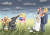 Cartoon: KEIN IRAN-KRIEG VOR DER WAHL (small) by marian kamensky tagged obama,trump,präsidentenwahlen,usa,baba,vanga,republikaner,inauguration,demokraten,kim,jong,un,wikileaks,faschismus,singarur,nato,summit,ruhani,iran,atomabkommen,pompeo,merkel