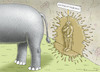 Cartoon: KEINE AMTSENTHEBUNG ! (small) by marian kamensky tagged us,wahlen,joe,biden,trump,corona,kapitol,putsch,bob,woodward,harris,pence,amtsenthebungsverfahren