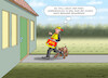 Cartoon: KEINE POST MEHR IN DEUTSCHLAND (small) by marian kamensky tagged keine,post,mehr,in,deutschland,dhl
