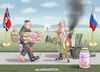 Cartoon: KIM BELIEFERT PUTIN (small) by marian kamensky tagged kim,beliefert,putin