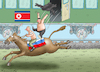 Cartoon: KIM JONG UN BESUCHT RUSSLAND (small) by marian kamensky tagged kim,jong,un,besucht,russland