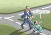 Cartoon: KINDERENTFÜHRER STRACHE (small) by marian kamensky tagged nationalratswahlen,in,österreich,kurz,kern,strache