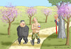 Cartoon: KIRSCHBLÜTENTREFFEN KIMPUTIN (small) by marian kamensky tagged venezuela,maduro,trump,putin,revolution,oil,industry,socialism,kim,jong,un,vietnam