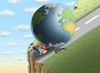 Cartoon: KLIMAKLEBEAKTIVIST (small) by marian kamensky tagged klimaklebeaktivist