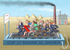 Cartoon: KLIMAZIEL COP 27 (small) by marian kamensky tagged klimaziel,cop,27,klimagipfel