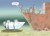 Cartoon: KLOPFGERÄUSCHE AUF DER TITAN (small) by marian kamensky tagged klopfgeräusche,auf,der,titan