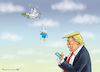 Cartoon: KLUGE FRIEDENSTAUBE (small) by marian kamensky tagged obama,trump,präsidentenwahlen,usa,baba,vanga,republikaner,inauguration,demokraten,wikileaks,faschismus,jamal,khashoggi