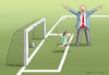 Cartoon: KOMM ZU PAPA-ÖZILCHEN ! (small) by marian kamensky tagged özil,erdogan,dfb