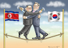 Cartoon: KOREANISCHE BRÜDER (small) by marian kamensky tagged obama,trump,präsidentenwahlen,usa,baba,vanga,republikaner,inauguration,demokraten,putin,kim,jong,un,asienreise,wikileaks,faschismus