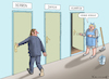 Cartoon: KRAH HAT ES EILIG (small) by marian kamensky tagged eu,wahlen,afd,rechtsradikal,lügen,krah,korruption,spionage