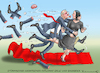 Cartoon: KROATISCHER GRLIC UND BAERBOCK (small) by marian kamensky tagged kroatischer,grlic,und,baerbock