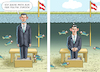 Cartoon: KURZ-ATMIGKEIT AN DER DONAU (small) by marian kamensky tagged kurz,österreich,staatsanwaltschaft