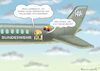 Cartoon: LAMBRECHTS UNWEICHE LANDUNG (small) by marian kamensky tagged lambrechts,unweiche,landung