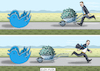 Cartoon: LAUFBURSCHE MUSK (small) by marian kamensky tagged menschenrechtsignorant,elon,musk,twitter,uiguren,xinjiang