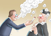 Cartoon: LAUTERBACH VERSUCH DEUTSCHER RIC (small) by marian kamensky tagged lauterbach,versuch,deutscher,richterbund,cannabislegalisierung