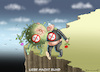 Cartoon: LIEBE MACHT BLIND (small) by marian kamensky tagged curevac,testzentren,corona,impfung,pandemie,booster,omikron,impfpflicht