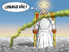 Cartoon: Limburger Käse (small) by marian kamensky tagged bischof,franz,peter,tebartz,van,elst,katholische,kirche,geldmissbrauch,papst,franciskus,warten,auf,die,audienz,limburger,käse