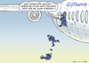 Cartoon: LUFTHANSASTREIK (small) by marian kamensky tagged lufthansastreik,pilotenstreik