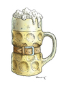 Cartoon: Masskrug (small) by marian kamensky tagged masskrug,bayern,schlanke,linie,alkohol