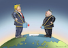 Cartoon: MEIN KNOPF IST GRÖSSER ! (small) by marian kamensky tagged obama,trump,präsidentenwahlen,usa,baba,vanga,republikaner,inauguration,demokraten,putin,kim,jong,un,asienreise,wikileaks,faschismus