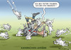 Cartoon: MENSCH PETER TAUBER (small) by marian kamensky tagged peter,tauber,kaninchen,affäre,cdu,sexismus