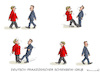 Cartoon: MERKEL- MACRON (small) by marian kamensky tagged coronavirus,epidemie,gesundheit,panik,stillegung,george,floyd,twittertrump,pandemie