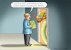 Cartoon: MERKEL IN CHINA (small) by marian kamensky tagged brexit,theresa,may,england,eu,schottland,weicher,wahlen,boris,johnson,nigel,farage,ostern,seidenstrasse,xi,jinping,referendum,trump,monsanto,bayer,glyphosa,strafzölle,china,merkel,hongkong