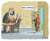 Cartoon: Merkel und die Zyprioten (small) by marian kamensky tagged zypern,krise,bankenkrise,eu,rettungsschirm,angela,merkel