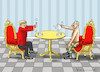 Cartoon: MERKELS LETZTER MOSKAU-BESUCH (small) by marian kamensky tagged merkels,letzter,moskau,besuch