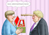 Cartoon: MERKELS LETZTES TREFFEN MIT BOJO (small) by marian kamensky tagged merkels,letztes,treffen,mit,boris