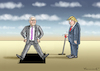 Cartoon: MORON TRUM WILL TILLERSON FEUERN (small) by marian kamensky tagged obama,trump,präsidentenwahlen,usa,baba,vanga,republikaner,inauguration,demokraten,kim,jong,un,rex,tillerson,wikileaks,faschismus