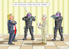 Cartoon: MUELLER BEFRAGT TRUMP (small) by marian kamensky tagged halloween,bei,trump,robert,mueller,fbi,russlandaffäre