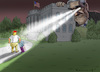 Cartoon: MUELLER DURCHLEUCHTET TRUMP (small) by marian kamensky tagged mueller,durchleuchtet,trump,russische,absprachen,wahlbetrung