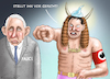 Cartoon: MUSK GEGEN FAUCI (small) by marian kamensky tagged musk,gegen,fauci