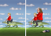 Cartoon: NAHLES ENTSCHULZT GROKO (small) by marian kamensky tagged groko,spd,parteitag,schulz,würselen,merkel,andrea,nahles