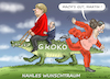 Cartoon: NAHLES FEUCHTER TRAUM (small) by marian kamensky tagged groko,spd,parteitag,schulz,würselen,merkel,andrea,nahles,scholz,hessen,wahlen,akk,kühnert,bremen,rezo