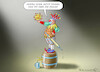 Cartoon: NARRENDILEMMA (small) by marian kamensky tagged curevac,testzentren,corona,impfung,pandemie,booster,impfpflicht