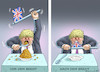 Cartoon: NATIONALISMUS IST NICHT ESSBAR (small) by marian kamensky tagged brexit,theresa,may,england,eu,schottland,weicher,wahlen,boris,johnson,nigel,farage,ostern,seidenstrasse,xi,jinping,referendum,trump,monsanto,bayer,glyphosat,strafzölle,corbyn