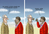 Cartoon: NEGERKUSS (small) by marian kamensky tagged hart,aber,fair,plassberg,herrmann,roberto,blanco