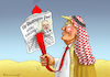 Cartoon: NEW LAWRENCE OF ARABIA (small) by marian kamensky tagged obama,trump,präsidentenwahlen,usa,baba,vanga,republikaner,inauguration,demokraten,wikileaks,faschismus,jamal,khashoggi