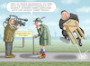 Cartoon: NIEDLICHER NEONAZI TOMMY FRENCK (small) by marian kamensky tagged wahlen,in,thüringen