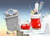 Cartoon: NIKOLAUS SCHOLZ (small) by marian kamensky tagged tv,triell,laschet,baerbock,scholz,merkel,laschets,zukunftsteam